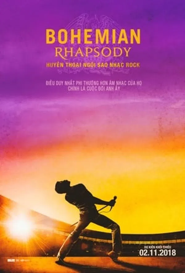 Poster phim Bohemian Rhapsody: Huyền Thoại Ngôi Sao Nhạc Rock trên Motchill