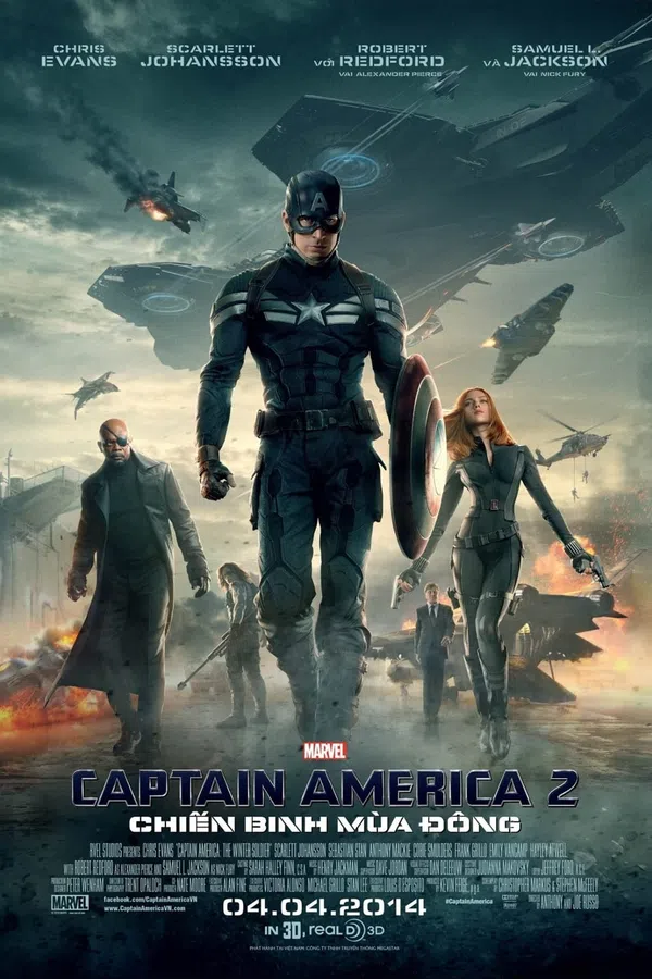 Poster phim Captain America: Chiến Binh Mùa Đông trên Motchill