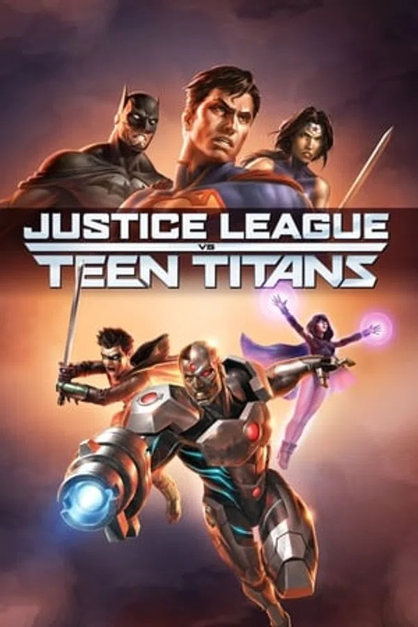 Poster phim Liên Minh Công Lý Đụng Độ Nhóm Teen Titans trên Motchill