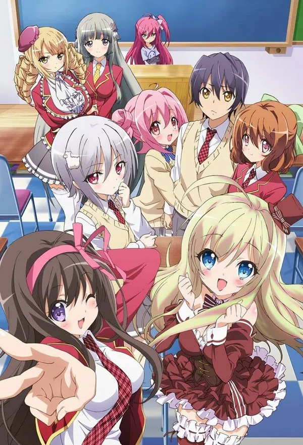 Poster phim Ore no Nounai Sentakushi ga, Gakuen Love Comedy wo Zenryoku de Jama Shiteiru trên Motchill