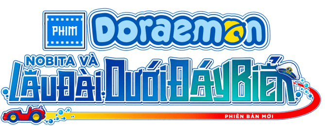 Logo tên phim Doraemon: Nobita và Lâu Đài Dưới Đáy Biển (Phiên bản mới) trên Motchill